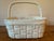 Vintage Woven Ceramic Handled Basket, Made in Italy For Sale - Image 4 of 8