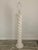 Mid-Century Modern Plaster Spiral Floor Lamp in the Style of Michael Taylor, 1980s For Sale - Image 3 of 8