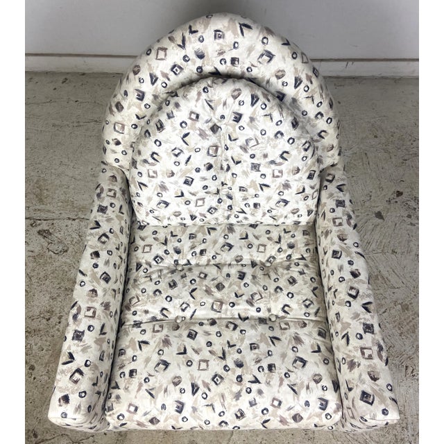 Mid 20th Century Mid 20th Century Adrian Pearsall Style Mid-Century Lounge Chair With Walnut Base For Sale - Image 5 of 9