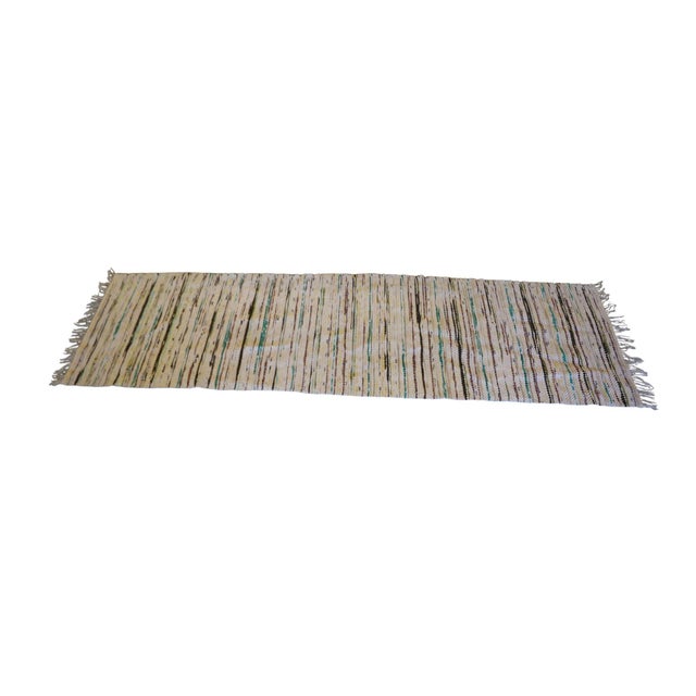 Handwoven Swedish rag rug – 270 × 70 cm Beautiful handwoven Swedish rag rug with smooth edges and harmoniously combined...