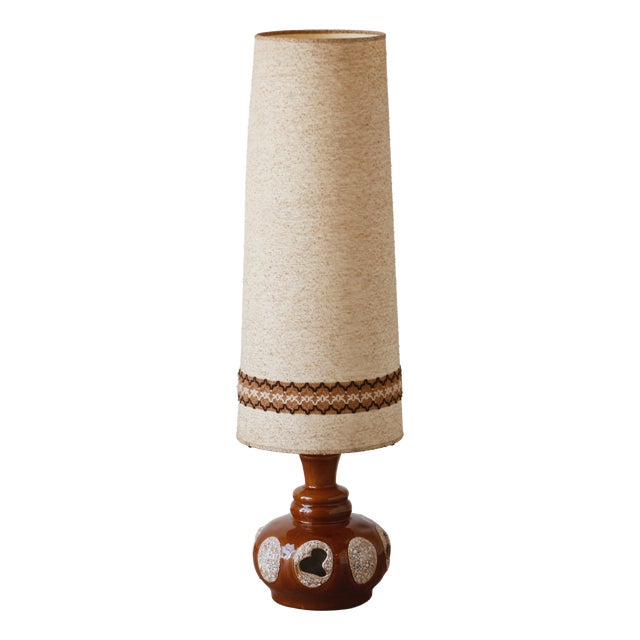 Vintage Ceramic Lamp, 1970s For Sale