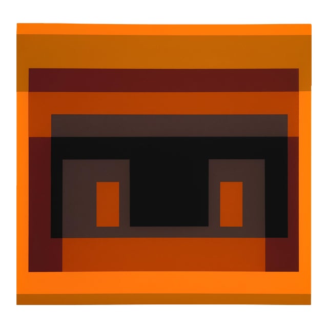 1970s Josef Albers "Formulation : Articulation" Portfolio I Folder 28, Right Side Print For Sale