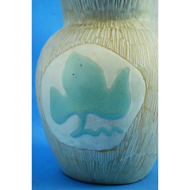 Majolica Ceramic Vase with Vine Leaf Decoration attributed to Nino Strada for Cima Deruta, 1950s For Sale - Image 18 of 18