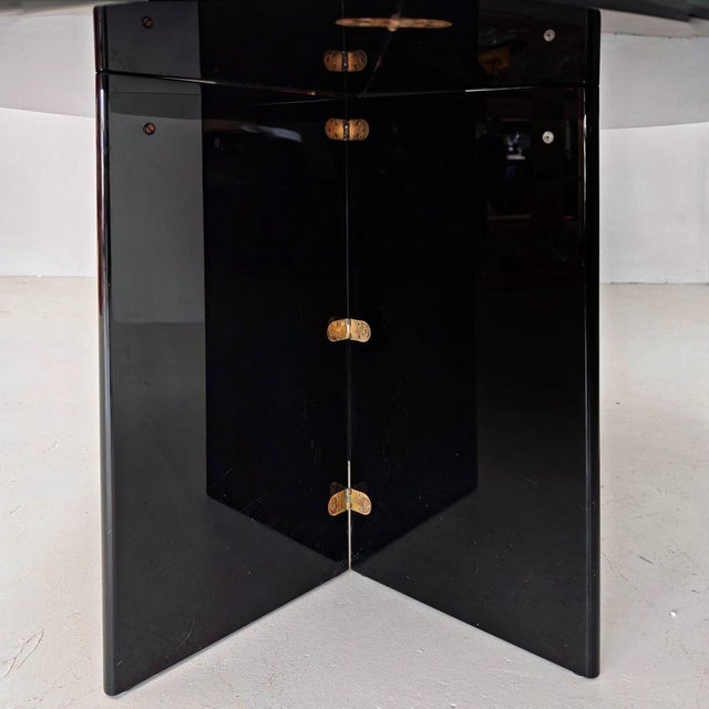 Black Antella Console Table by Kazuhide Takahama for Studio Simon, 1970s For Sale - Image 11 of 17