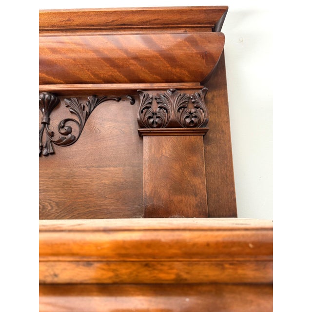 Magnificent Antique Carved Fireplace Mantel For Sale - Image 9 of 12