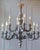 20th Century French Carved and Painted Wood Twelve-Light Chandelier For Sale - Image 11 of 18