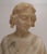 Antique Art Nouveau Carved Alabaster Bust, 1920s For Sale - Image 3 of 10