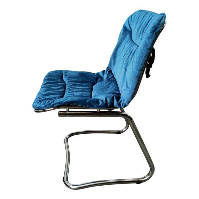 Mid-Century Velvet Armchairs, 1970, Set of 4 For Sale