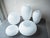 Mid-Century Opaline Glass Vases, Bohemia, 1960s, Set of 5 For Sale - Image 9 of 11