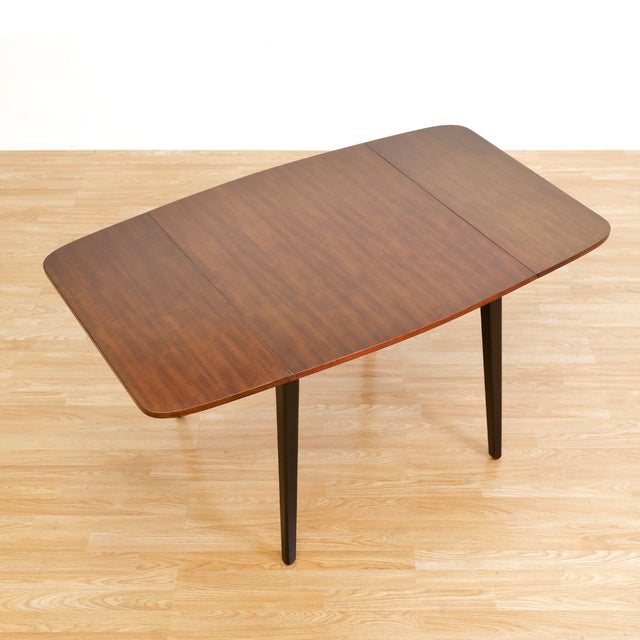 Brown 1960s Mid Century Drop Leaf Extending Dining Table by G Plan For Sale - Image 8 of 10