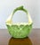Ceramic Vintage Fritz and Floyd Small Spring Onion Cabbage Basket Serving Dish For Sale - Image 7 of 8