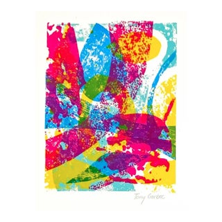 1990s Tony Garboc Abstract Serigraph For Sale