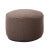 Kenneth Ludwig Chicago Pouf Ottoman in Barbet Chocolate Bouclé For Sale - Image 4 of 4