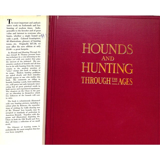 THOMAS, Joseph B. [M.F.H.] [210] pp. Windward House 1933 10 1/4" x 7 7/8" Foreword by Mason Houghland. Illustrated with...