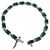 9 Carat Emerald Cut Emerald and Diamond Tennis Bracelet 14 Karat White Gold For Sale In New York - Image 6 of 8