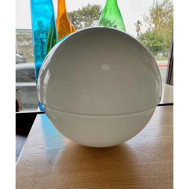 1970s 1970s Vintage Glass Murano Style Egg Lamp For Sale - Image 5 of 12