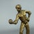 Metal Vintage 20th Century Bocce Player in Bronze with Marble Base For Sale - Image 7 of 12