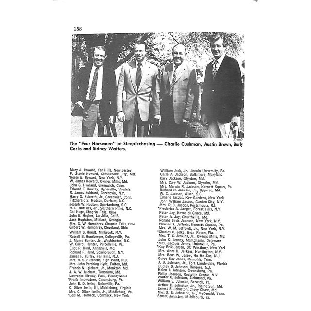 American "Steeplechasing in America" 1974 Cooper, John E. For Sale - Image 3 of 11