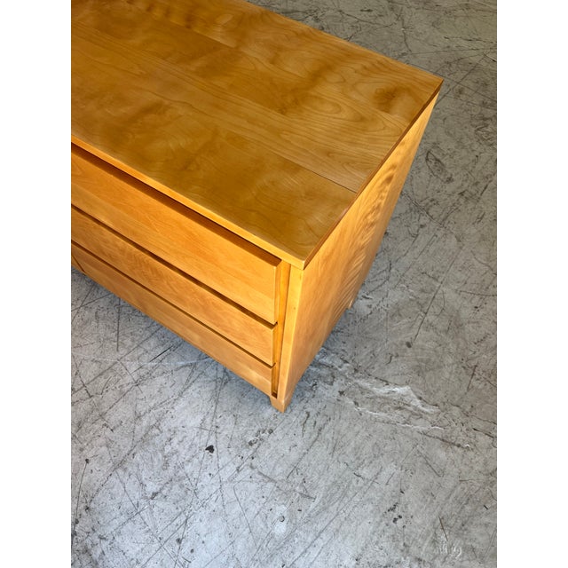 Newly Refinished Mid Century Modern Lowboy Dresser by Conant Ball For Sale In Phoenix - Image 6 of 6
