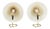 Vintage Model 306 Table Lamps in Brass and Paper by Kaare Klint for Le Klint, Denmark, 1950, Set of 2 For Sale