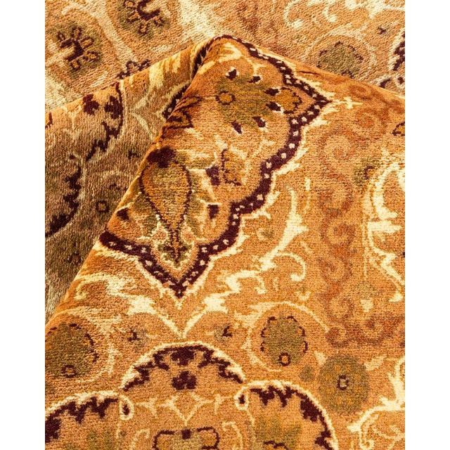 Textile Mogul, One-of-a-Kind Hand-Knotted Area Rug in Brown, 8' 3" x 10' 9" For Sale - Image 7 of 8