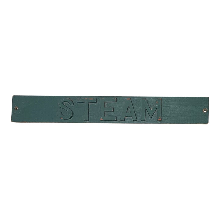 1920s Industrial Steam Sign | Chairish