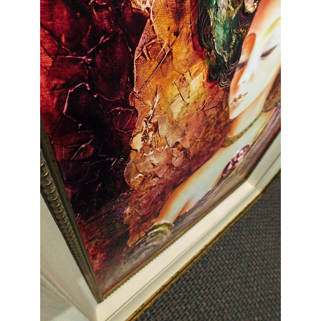 Alexandru Darida Original Painting "Florentine Nights" Hand Signed For Sale - Image 4 of 11