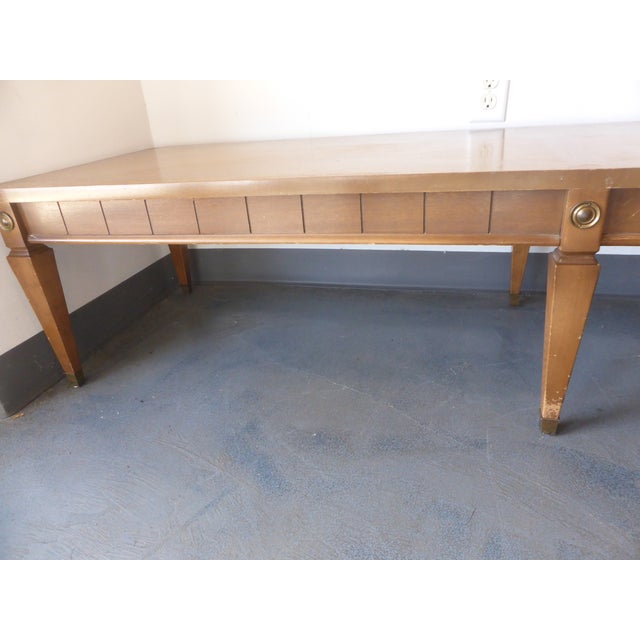 Mid-Century Modern Cocktail Surfboard Table - Regency Style For Sale In Panama City, FL - Image 6 of 8