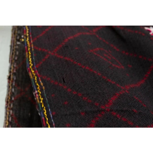 Colorful Vintage Rabari Wool Throw For Sale - Image 4 of 9