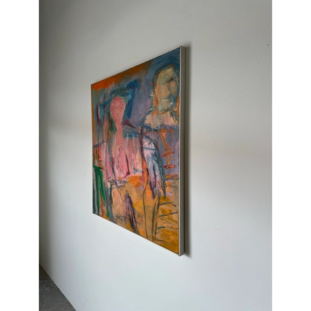 Bill Witt ( American, 1921-2013) Oil on Canvas Painting/Sold For Sale - Image 4 of 11