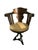 Cast Iron and Oak Captains Chair For Sale - Image 13 of 13