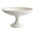 Antique Belgian White Ironstone Gilt Pedestal Compote For Sale