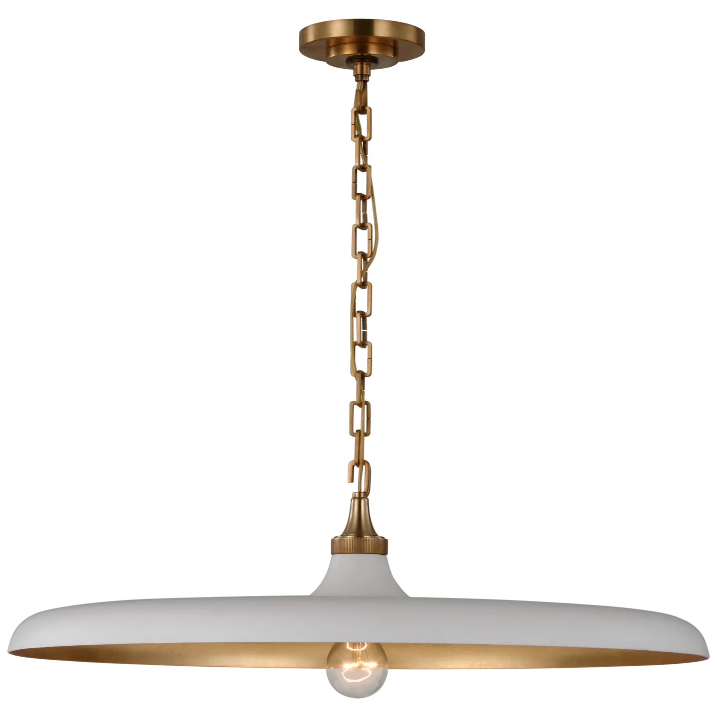 Thomas O'Brien for Visual Comfort Signature Piatto Large Pendant in ...