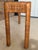 Vintage Boho Rattan Wrapped Console With Woven Apron & Glass Top For Sale In Naples, FL - Image 6 of 12