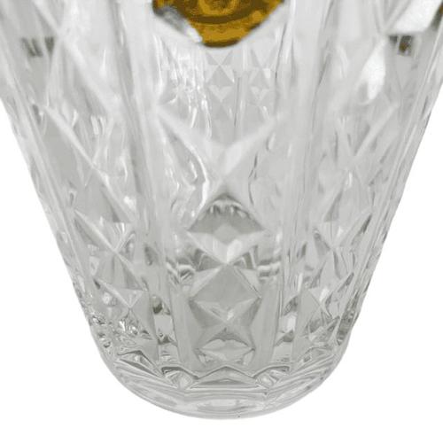 Hollywood Regency Mid-Century Ice Bucket Crystal Gilded Brass from Val Saint Lambert, 1950s For Sale - Image 3 of 9