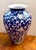 Chinoiserie Blue and White Porcelain Vase For Sale - Image 3 of 10