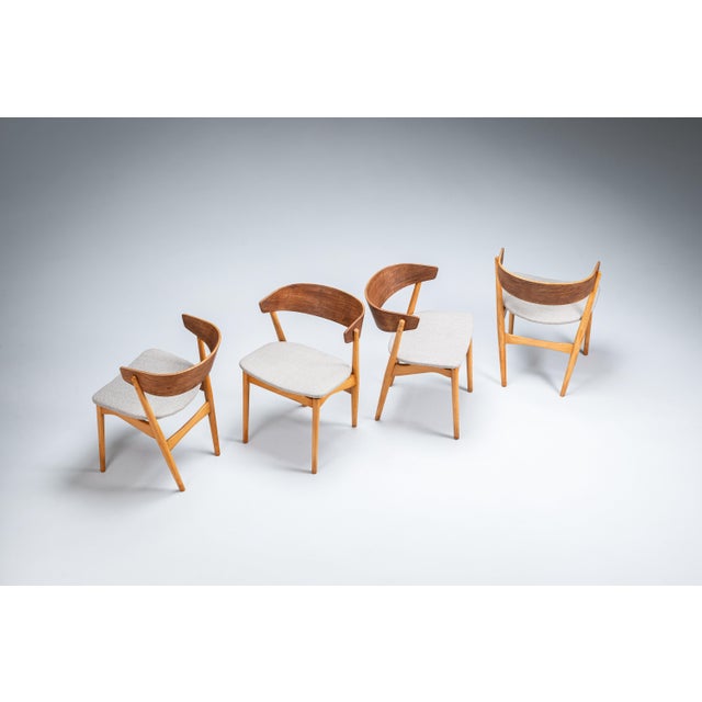 No. 7 Dining Chairs by Helge Sibast for Sibast, 1950s, Set of 4, in Very Good conditions. Designed 1950 to 1959 I have...