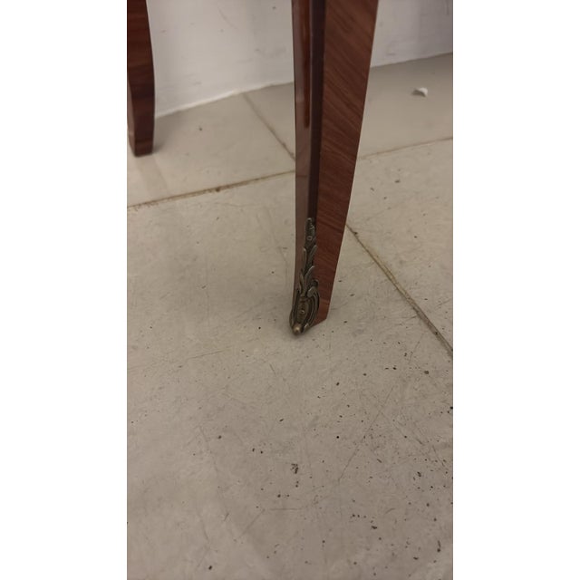 Antique Louis XV French Marquetry Bedside Cabinets, 1880s, Set of 2 For Sale - Image 15 of 16