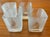 Set of 6 Vintage Frosted Geometric Lowball Glasses by Robert McCandless For Sale In Austin - Image 6 of 12