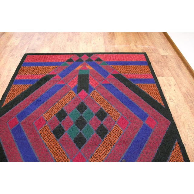 Vintage Swedish Rug, 1970s For Sale - Image 3 of 13