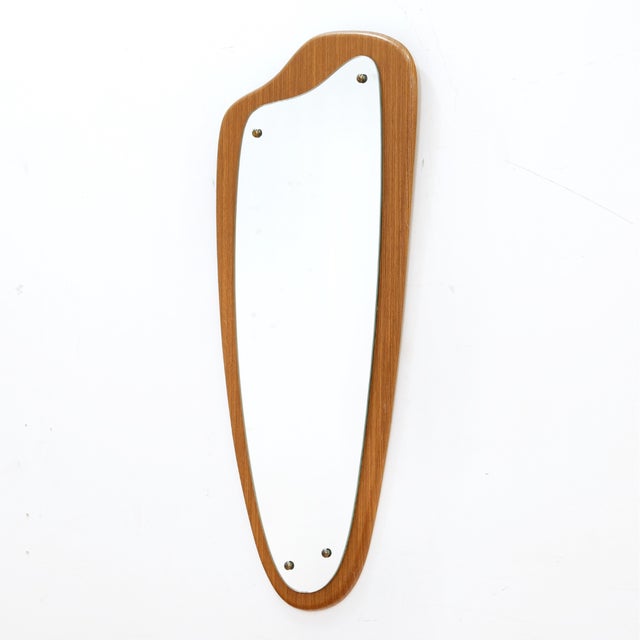 Mid Century Asymmetrical Wall Mirror For Sale In Los Angeles - Image 6 of 8