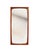 Mid-Century Modern Danish Teak Organic Hallway Mirror, 1960s For Sale - Image 4 of 4