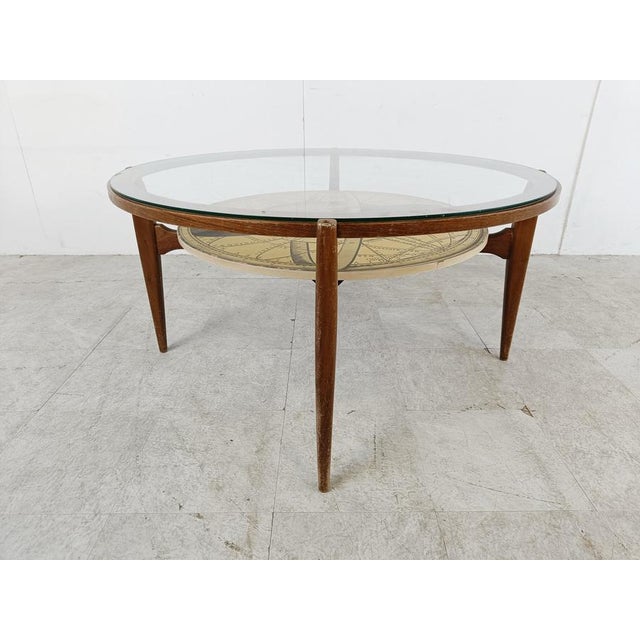 Mid-Century Italian Coffee Table, 1950s For Sale - Image 4 of 9