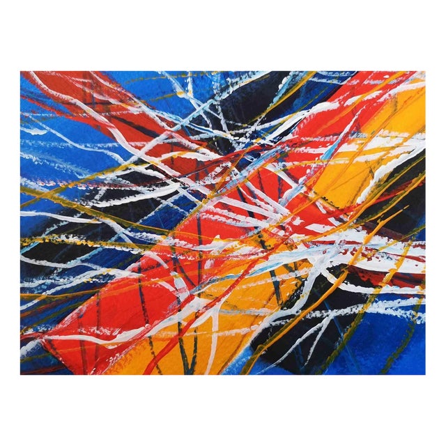 Martine Goeyens, Abstract Composition, Original Digigraph Print, 2020s For Sale