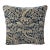 Morris Rose and Thistle Indigo Blue 20 X 20 Decorative Pillow With Down/Feather Insert For Sale