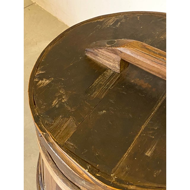 Antique Rustic Mountain Container For Flour For Sale - Image 10 of 18