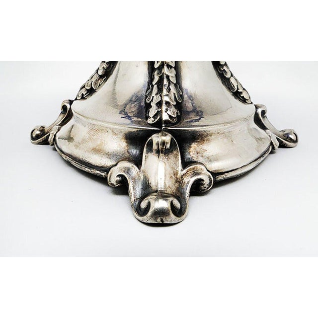 Antique Fruit Plate in Silver, 1800s For Sale - Image 4 of 13