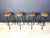Rustic Vintage French Wrought Iron Bar Stools, 1960s, Set of 4 For Sale - Image 3 of 11