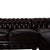 Vintage Chesterfield Leather Reddish Brown Chestnut Corner Sofa For Sale - Image 4 of 15