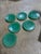 1930s 1930s J. Pressman & Co. Vintage Molded Depression Glass Children’s Toy Tea & Dinnerware Set - Set of 38 For Sale - Image 5 of 11